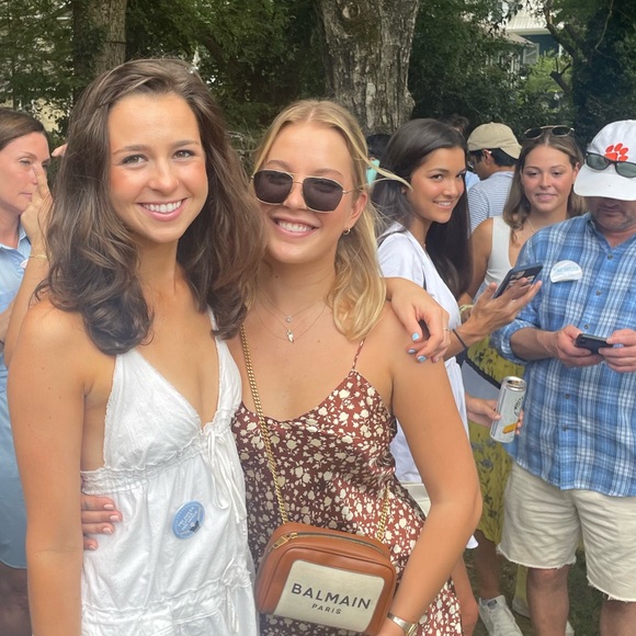 Balmain B-Army 18 Logo Crossbody Bag with Gold chain - Picture 11 of 12